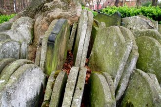 Gravestones at St Pancras Old Church