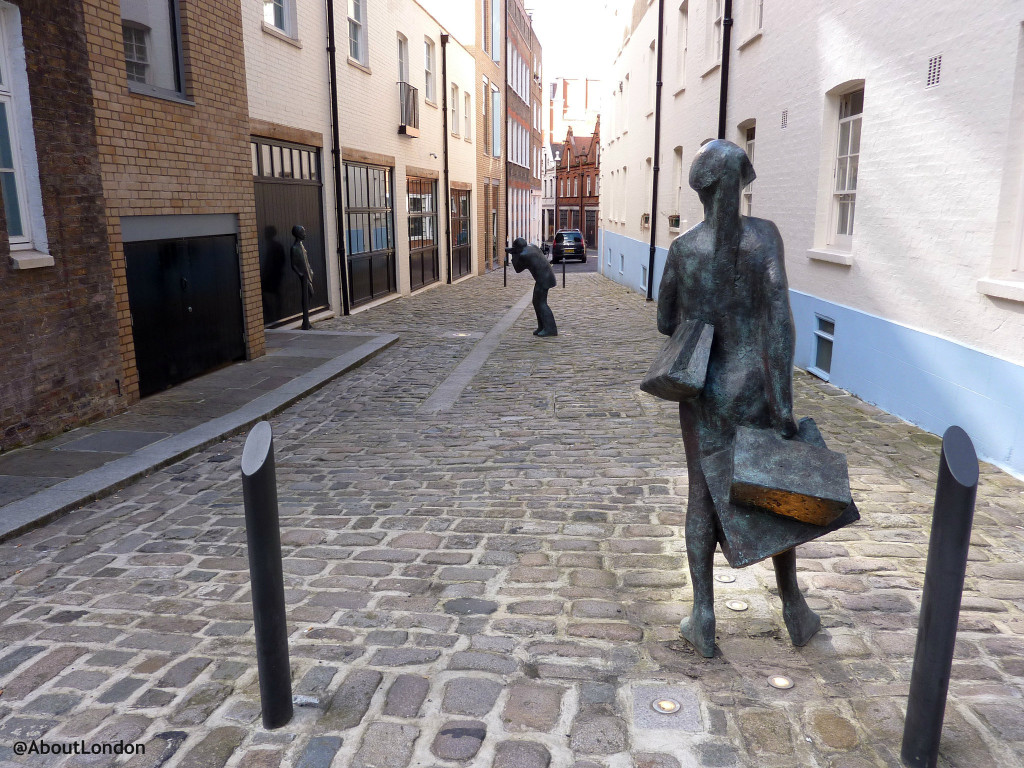 Bourdon Place Statues, Mayfair W1