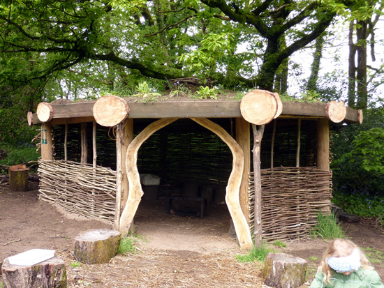 The outdoor classroom at Bryngarw Country Park