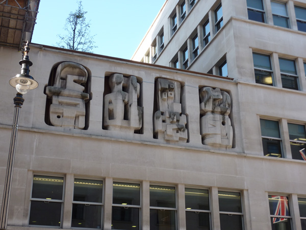 Henry Moore Time Life Frieze on New Bond Street