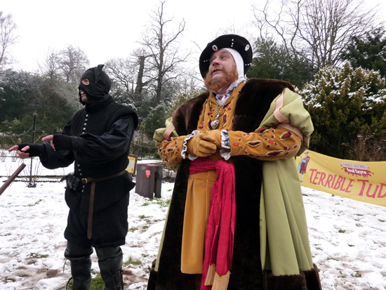 Henry VIII and his royal executioner rapping!