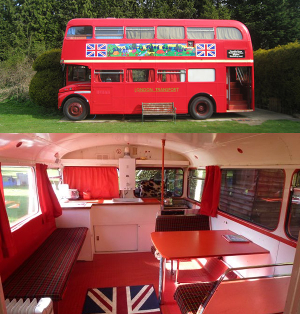 London Bus - Quirky Places to Stay