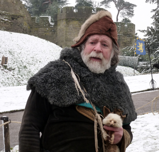 Measly Middle Ages doctor and his pet ferret