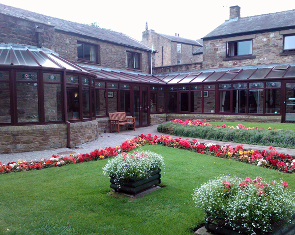 The garden at Mytton Fold.