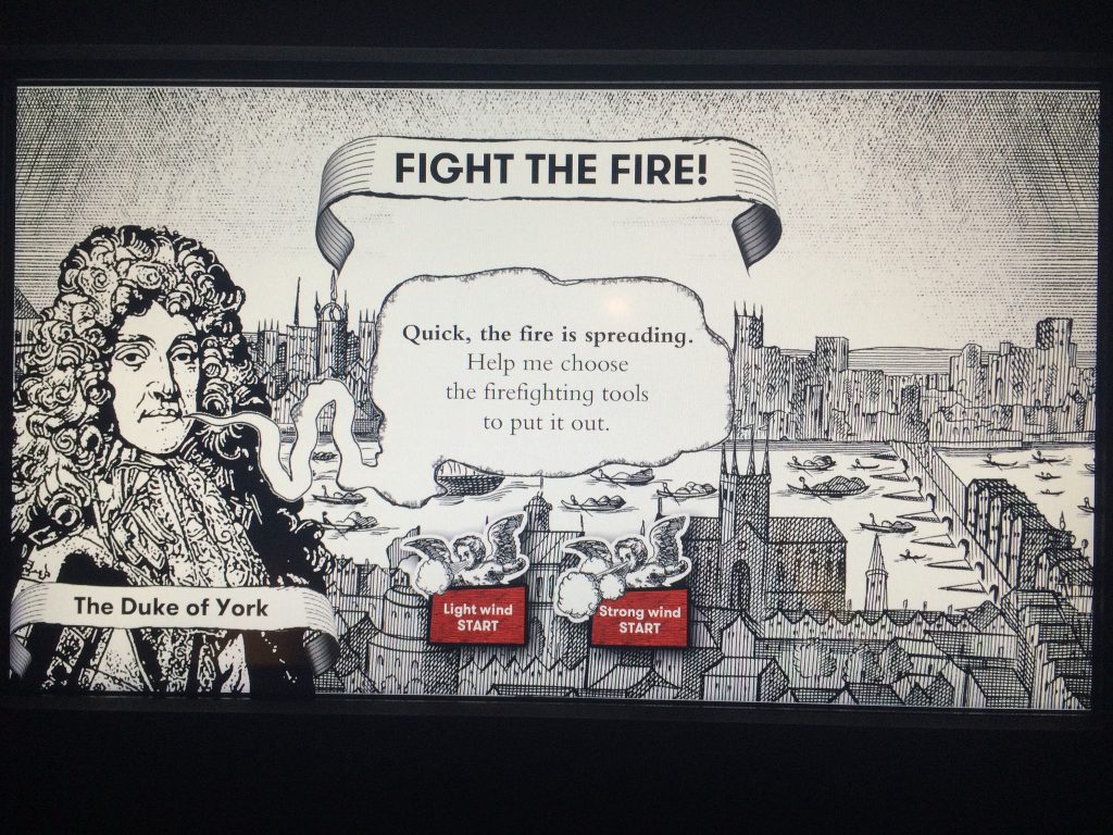 Museum of London Great Fire game