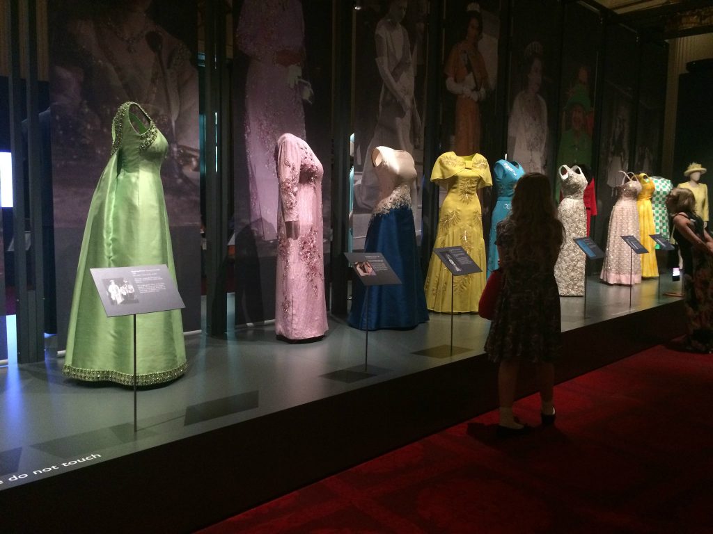 Queen's colourful dresses