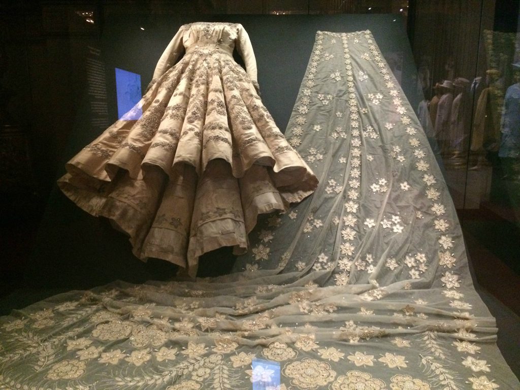 The Queen's wedding dress