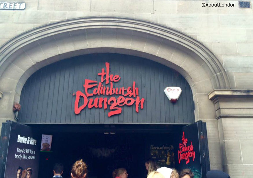 Edinburgh Dungeon entrance