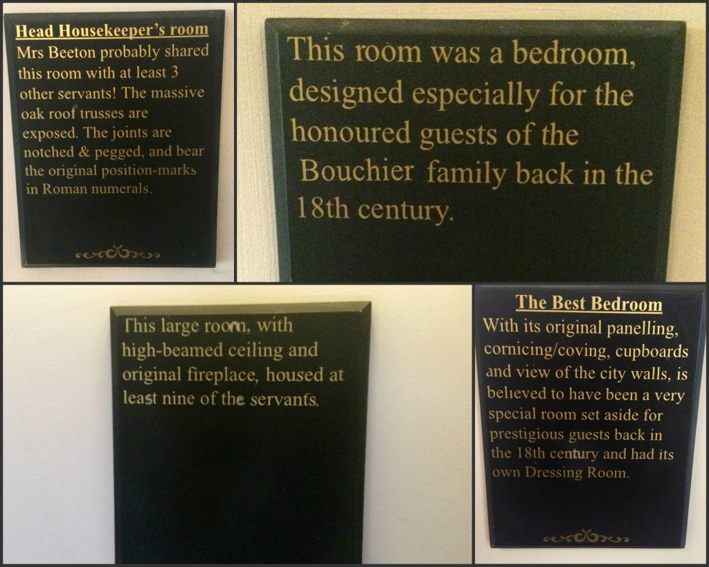 Safestay York room signs