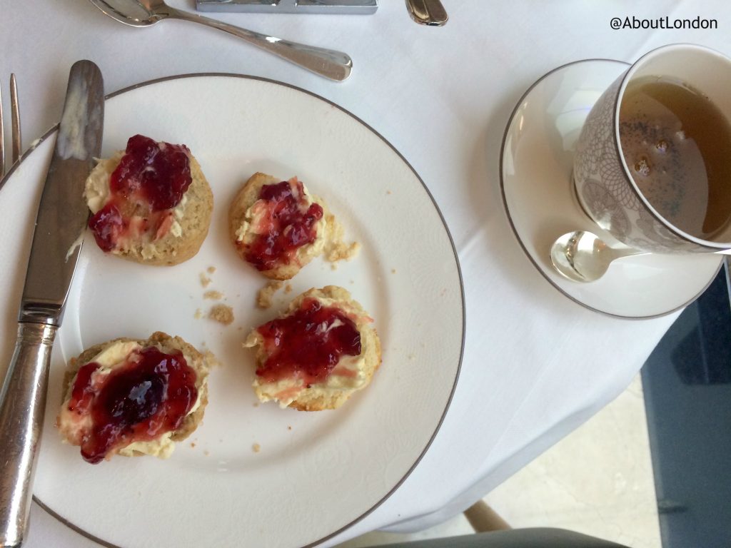 Conrad Candy Shop afternoon tea - scones