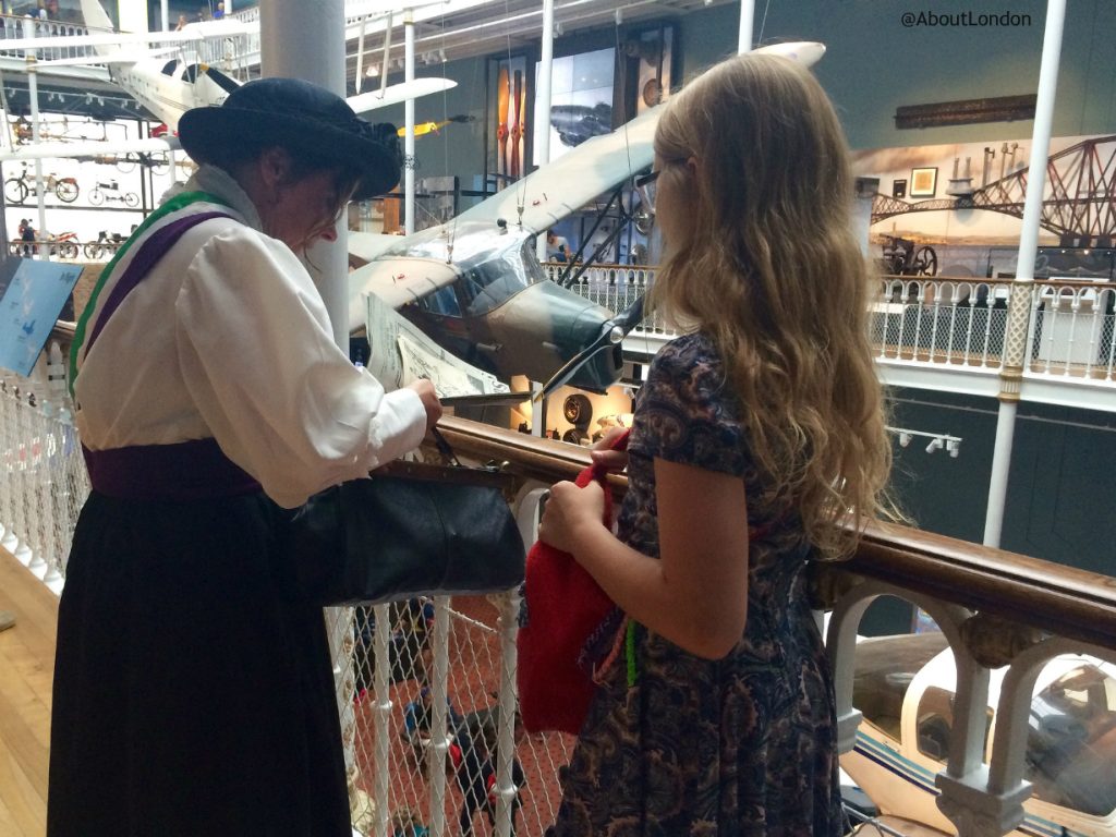 Suffragette at National Museum of Scotland