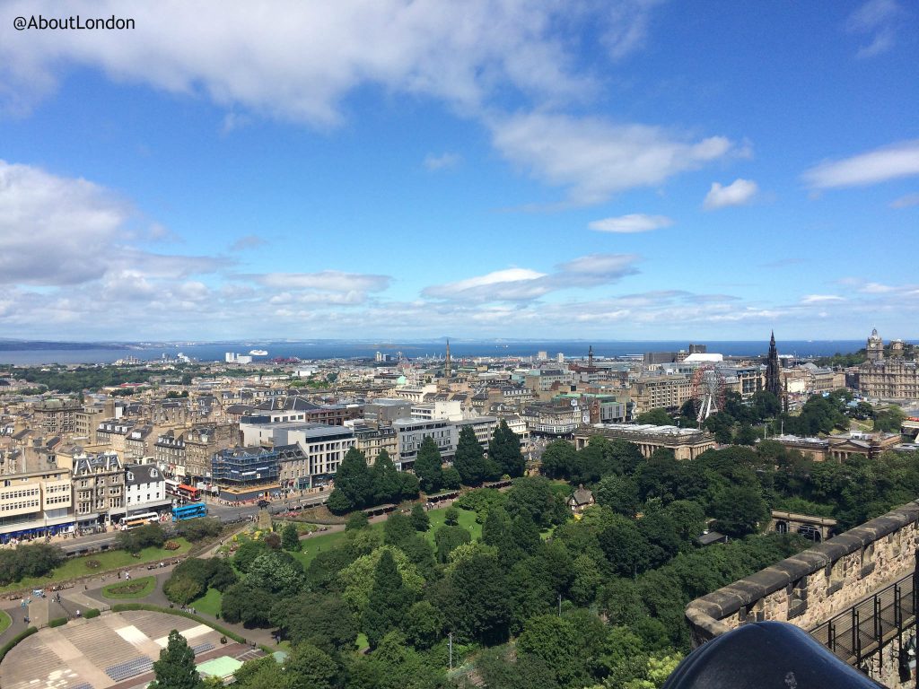 View of Edinburgh from Edinburgh Castle