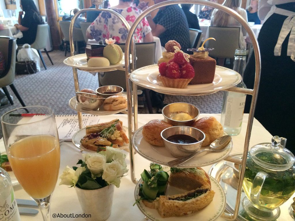 Bettys York afternoon tea cake stand