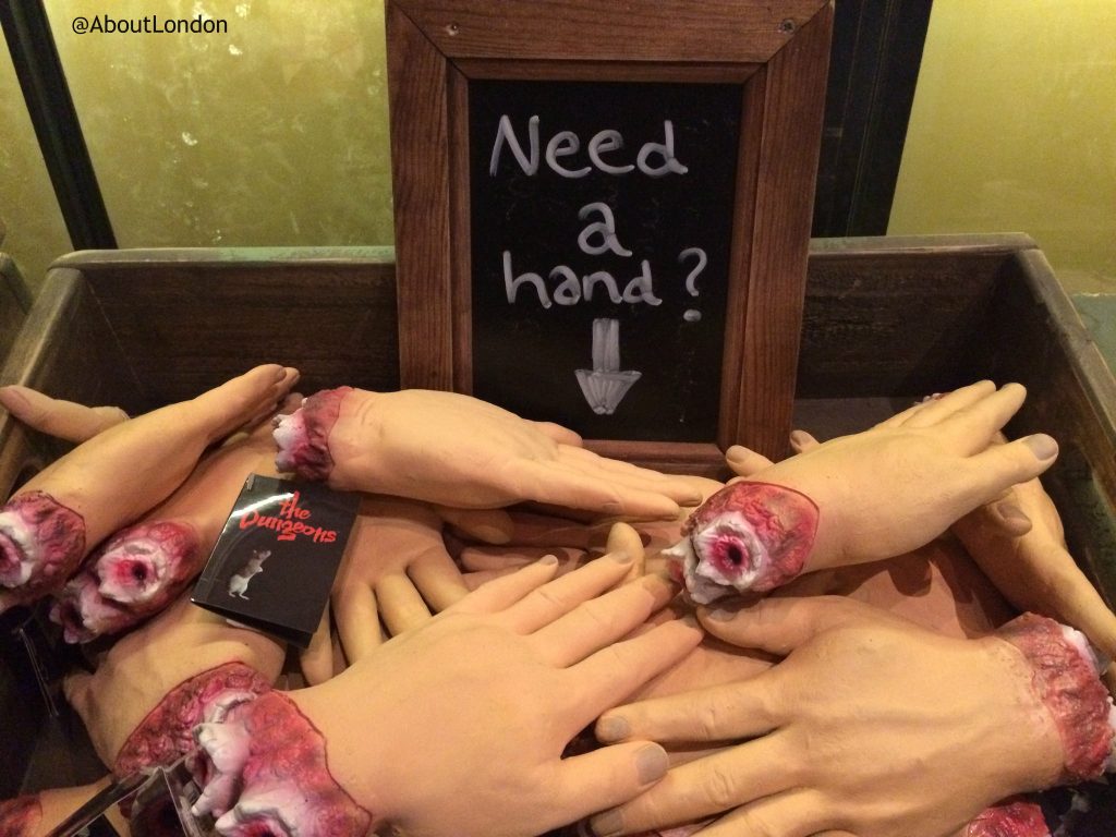 need a hand - toys at Edinburgh Dungeons