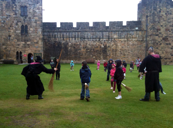 Broomstick Training at Alnwick Castle