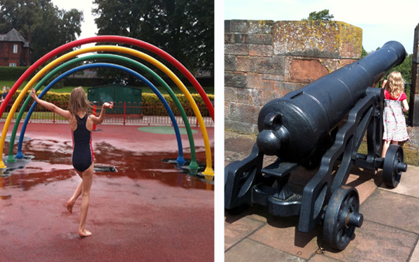 Bitts Park and Carlisle Castle