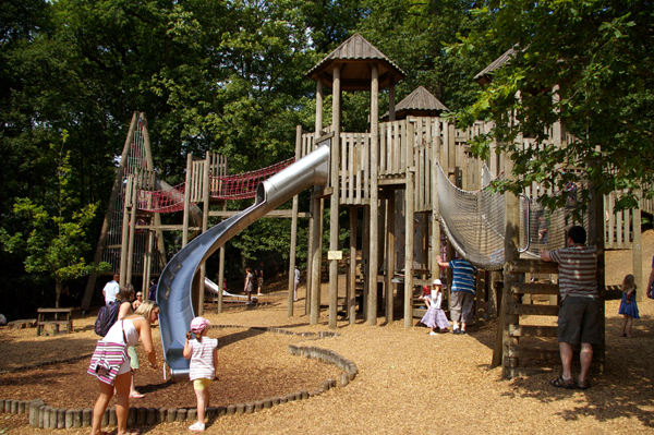 Just part of the enormous Chatsworth House Adventure Playground