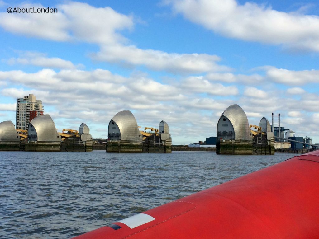 Thames Rockets Review - Thames Barrier seen from Thames Rockets