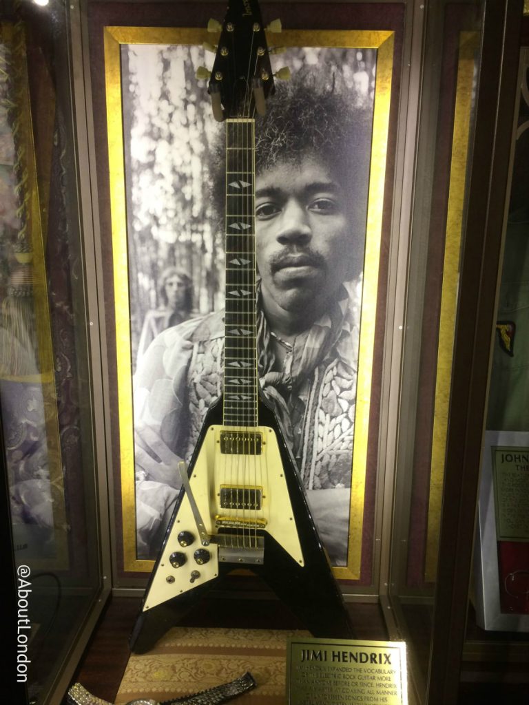 Hard Rock Cafe Vault - Hendrix guitar