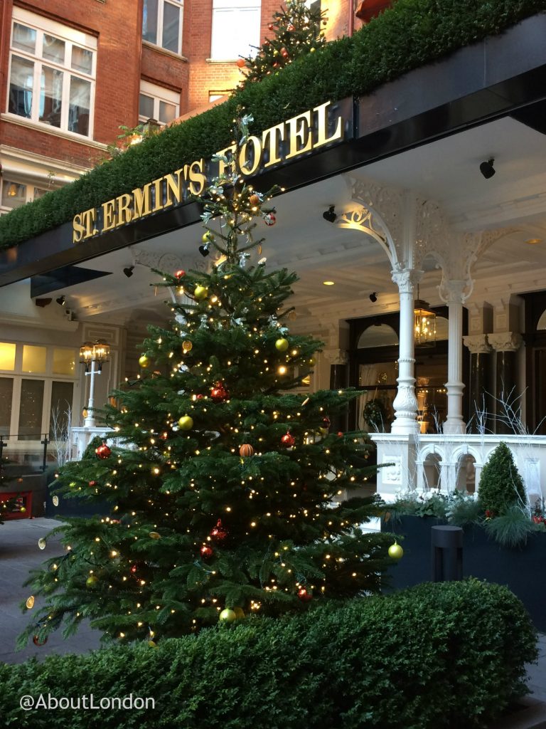 St Ermin's Hotel entrance - Winter Wonderland Afternoon Tea