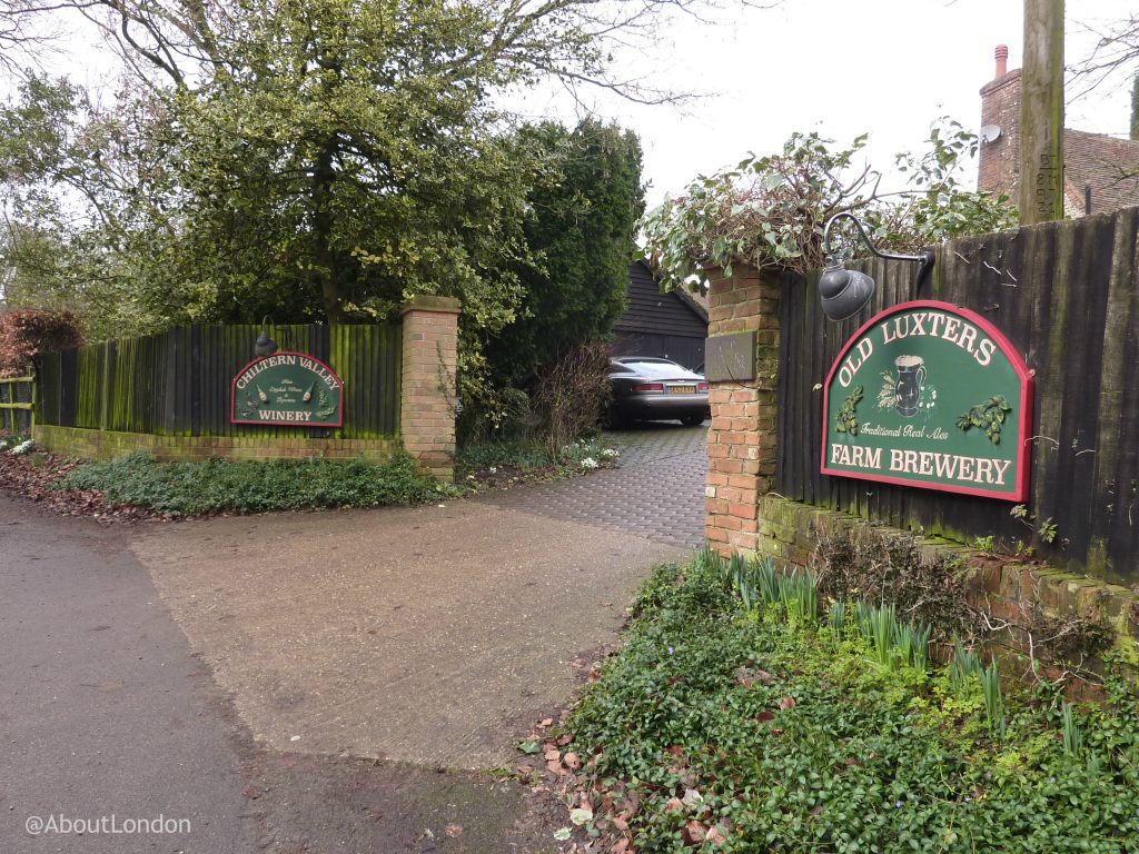 Chiltern Valley Winery and Brewery entrance