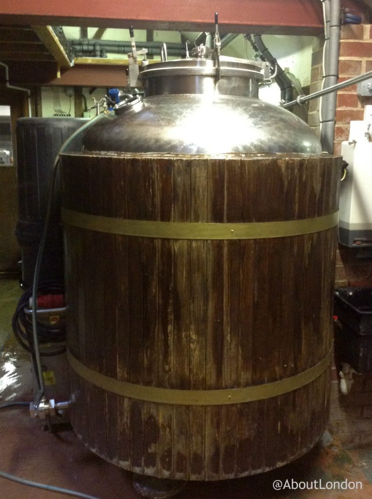 Chiltern Valley Winery and Brewery - ale vat