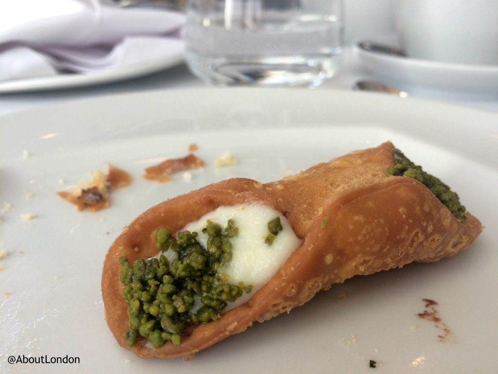 Baglioni afternoon tea - cannoli