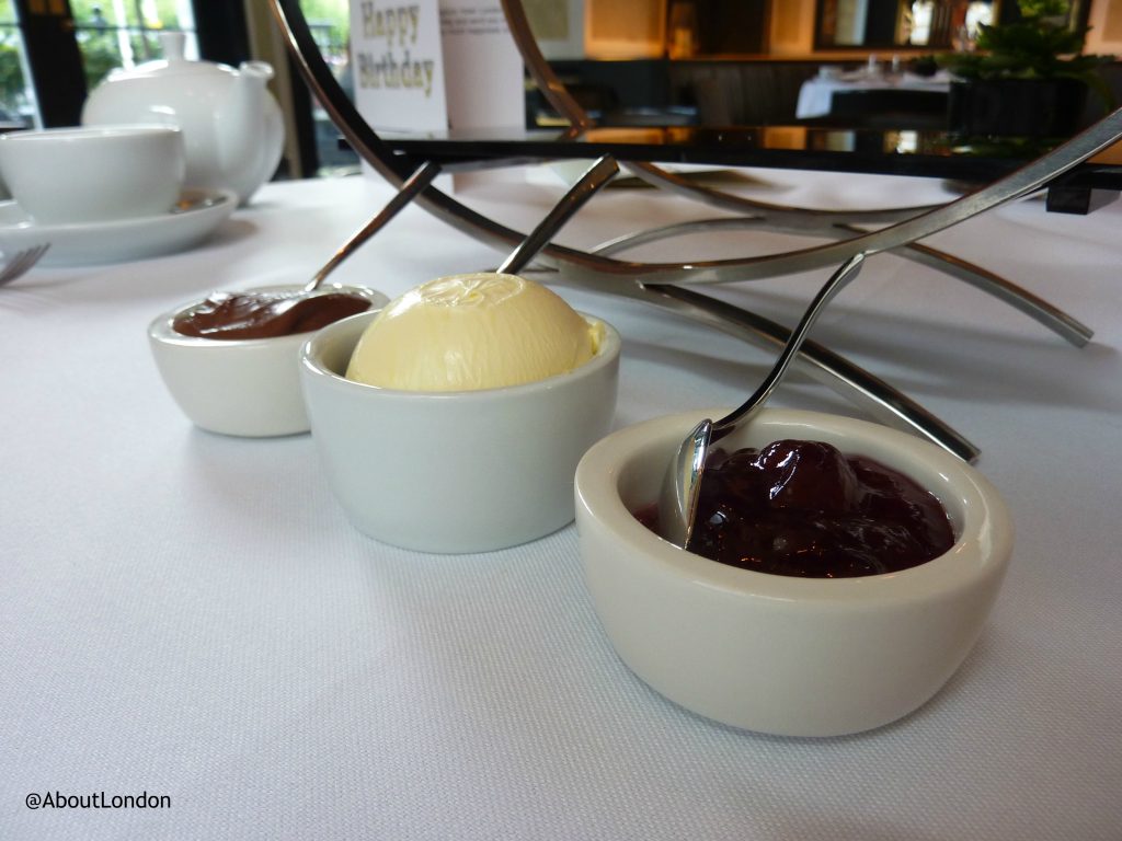 Baglioni afternoon tea - nutella, cream & jam