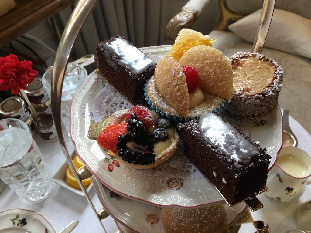 Egerton House Hotel Vegan Afternoon Tea - cakes