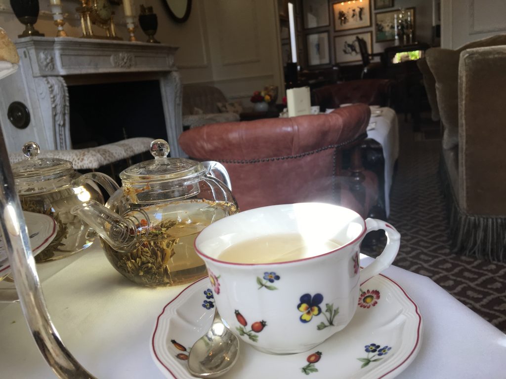 Egerton House Hotel Vegan Afternoon Tea - flowering tea