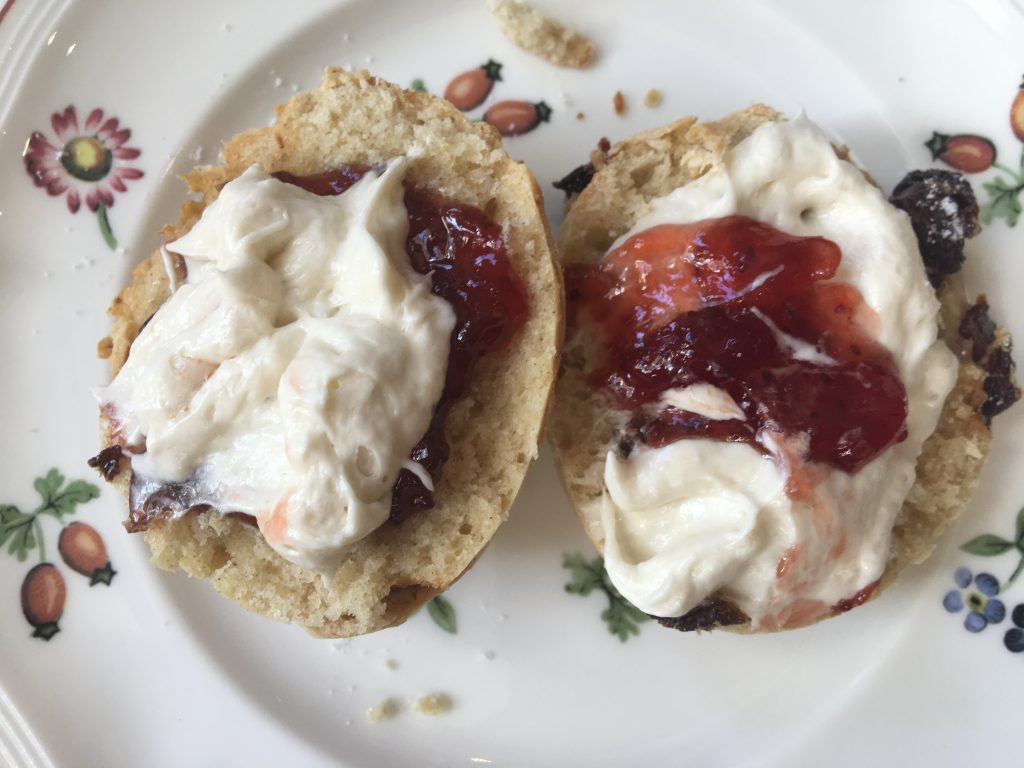 Egerton House Hotel Vegan Afternoon Tea - scones