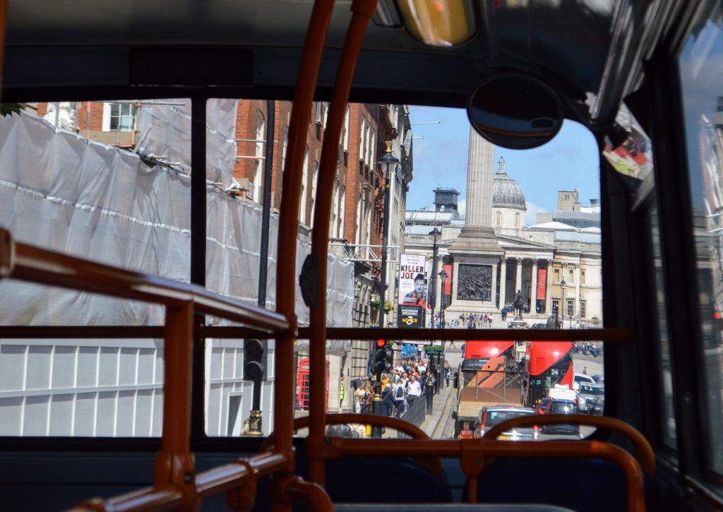 Megabus London sightseeing bus tour - Trafalgar Square