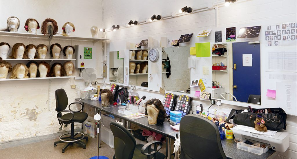 The wig room, The Old Vic Theatre. Copyright: Peter Dazeley