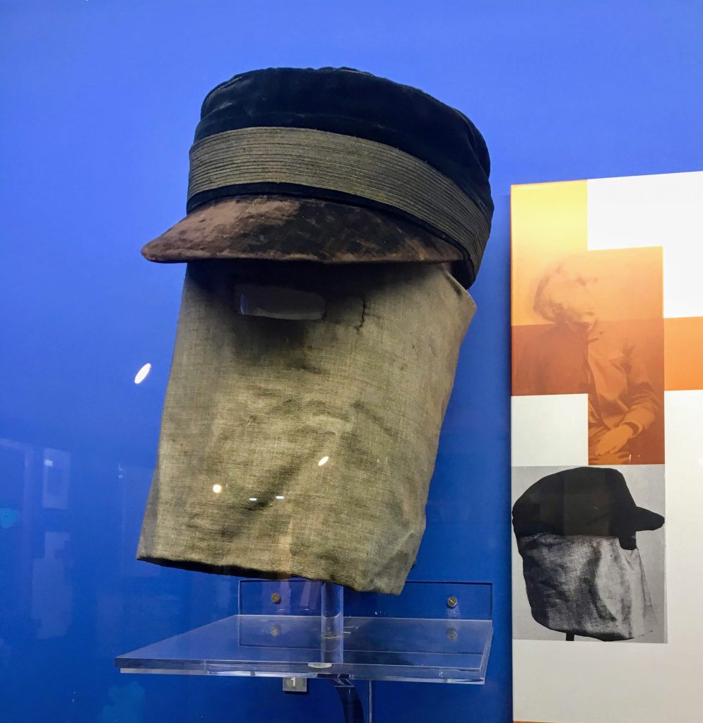 Joseph Merrick's hat and veil c. 1884