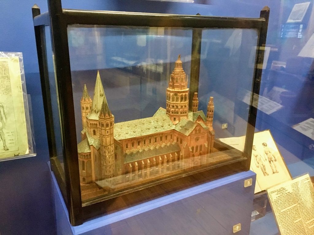 Model church made by The Elephant Man