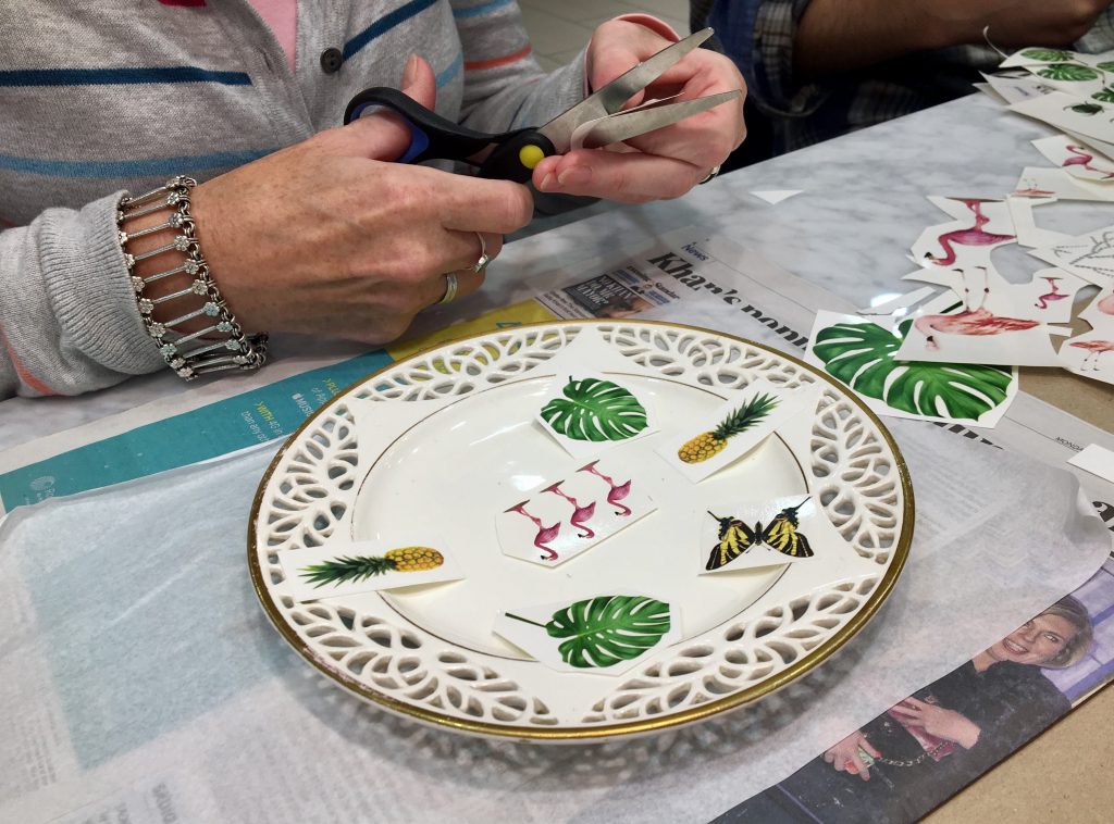 Indytute - Vintage plate upcycling workshop