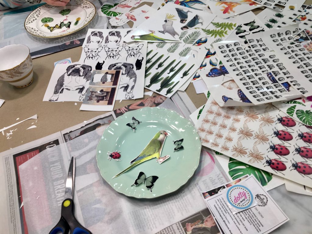 Indytute - Vintage plate upcycling workshop