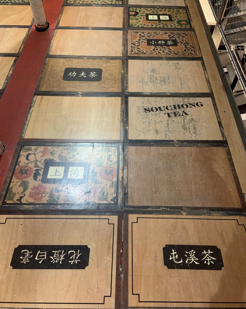 Cutty Sark tea chest flooring