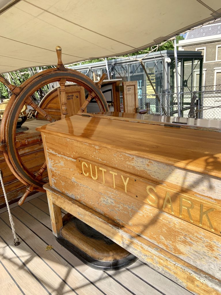 Cutty Sark steering wheel